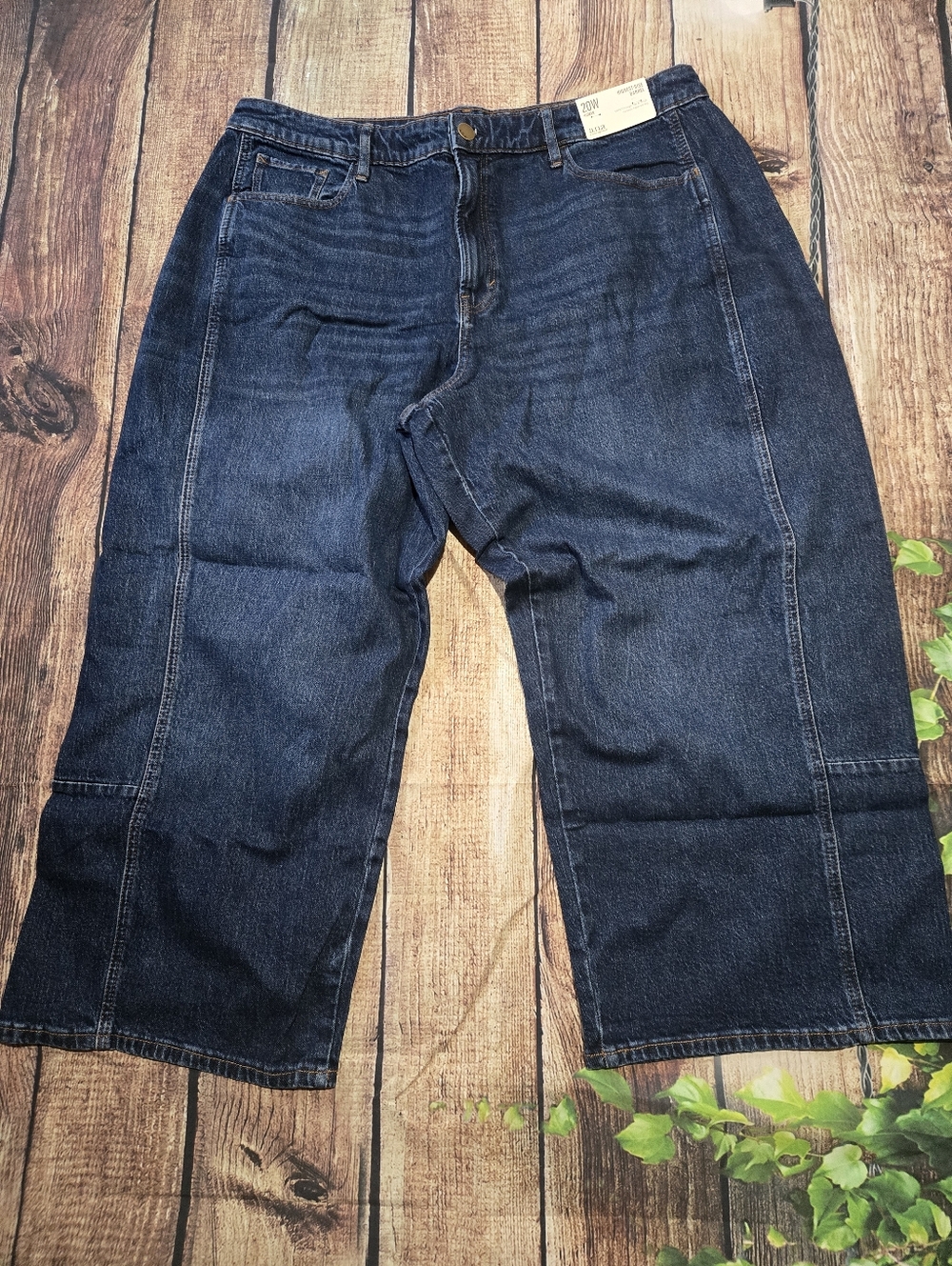 a.n.a Highest-rise Barrel  Jeans